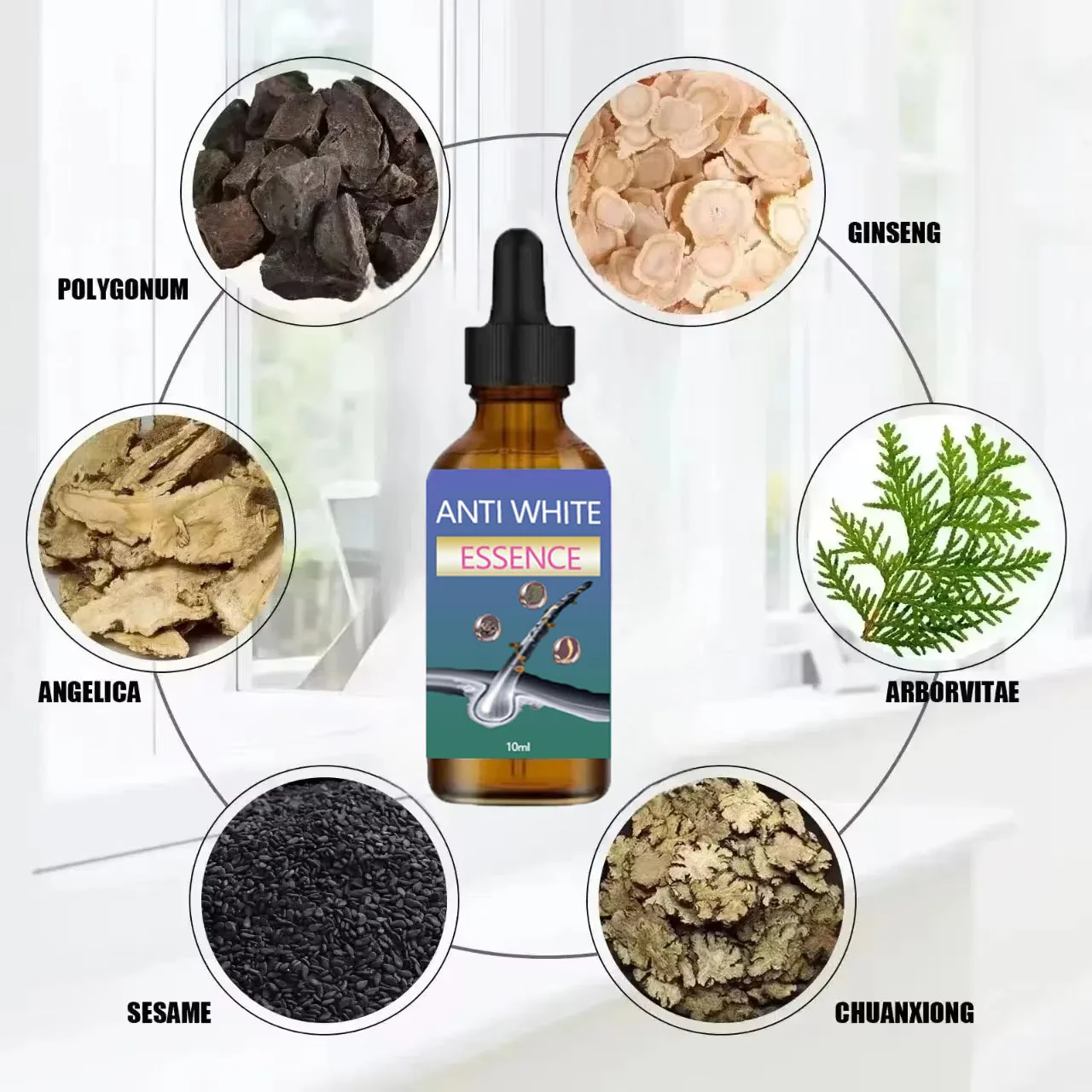 블랙헤어리퀴드는 노년층의 흰머리를 제거하고 자연스럽게 흰머리를 예방하며 자연스러운 모발 색상과 검은머리를 효과적으로 회복시켜줍니다.