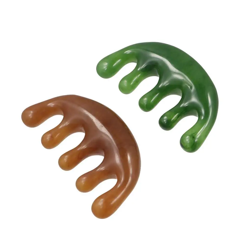 

Beauty Physical Skin Care Tool Resin Slimming Gua Sha Board Face Massager Massage Comb Facial Scraping Scraper