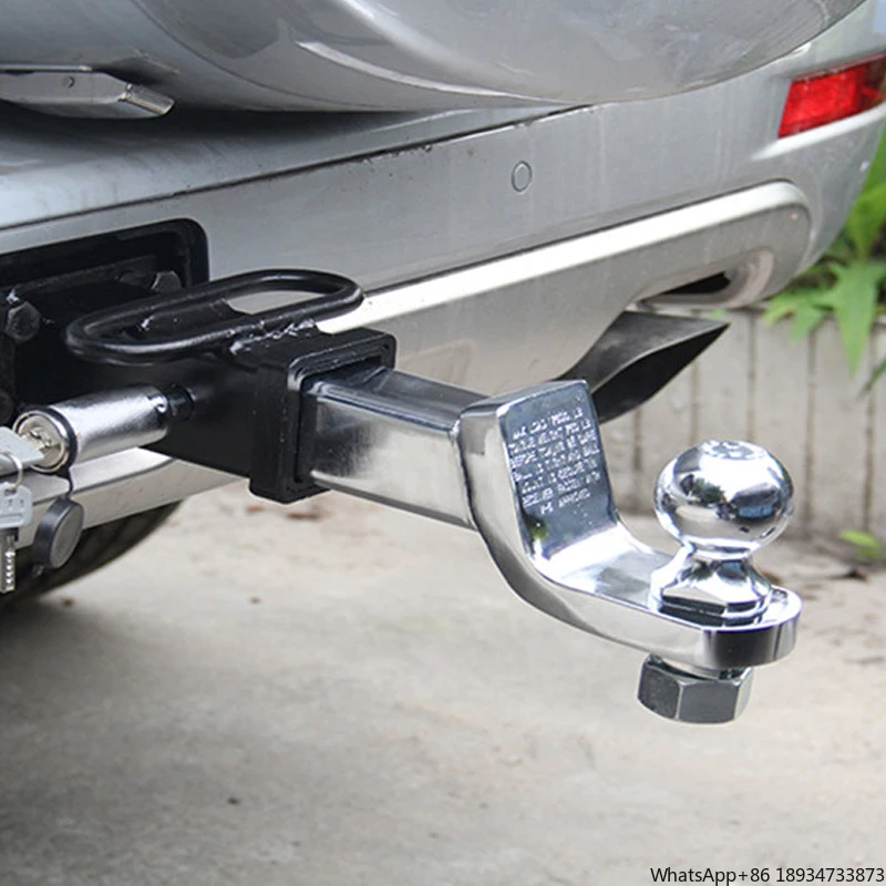 Trailer arm with 85x45mm hole base and 2-inch trailer ball install rear bumper trailer hitch