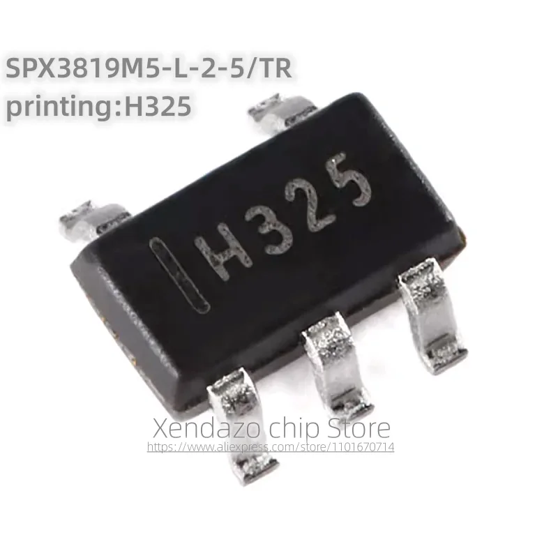 10pcs/lot SPX3819M5-L-2-5/TR printing H325 SOT23-5 package Original genuine 500mA Low Dropout Voltage Regulator Chip