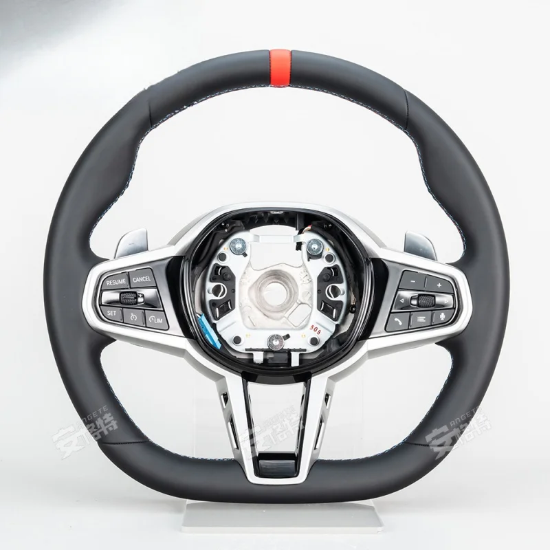 For BMW G80 20 22 23 26X34567 M3M5M8 modified full-leather car steering wheel assembly