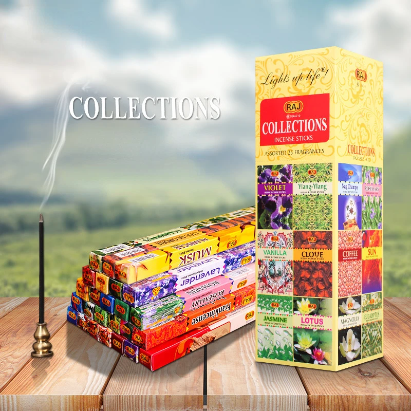 

10/25 Tubes Indian Incense Sticks lavender sage Nag Champa jasmine White Sage Stick Incenses Tibetan Scents Home Fragrance