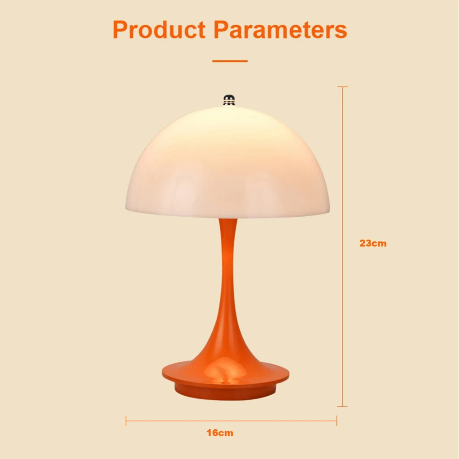 New Elegant and Rechargeable Mushroom Desk Lamp with Luminous PC Lampshade - Ideal Decorative Night Light for Bedroom Bedside