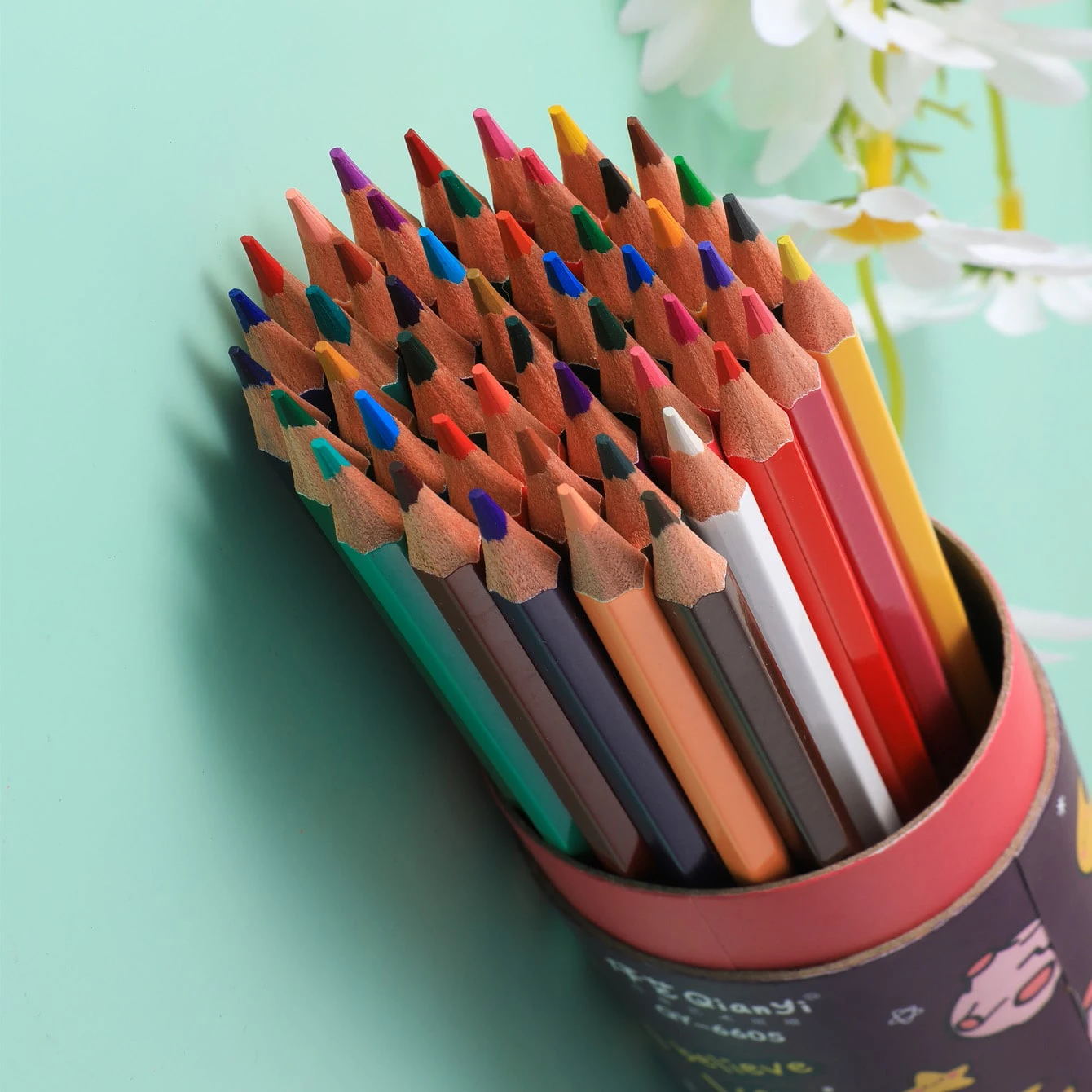 12/24/36/48 Vibrant Colors Pre-sharpened Colored Pencil Set Soft Core Art Drawing Pencils for Coloring,Sketching and Painting