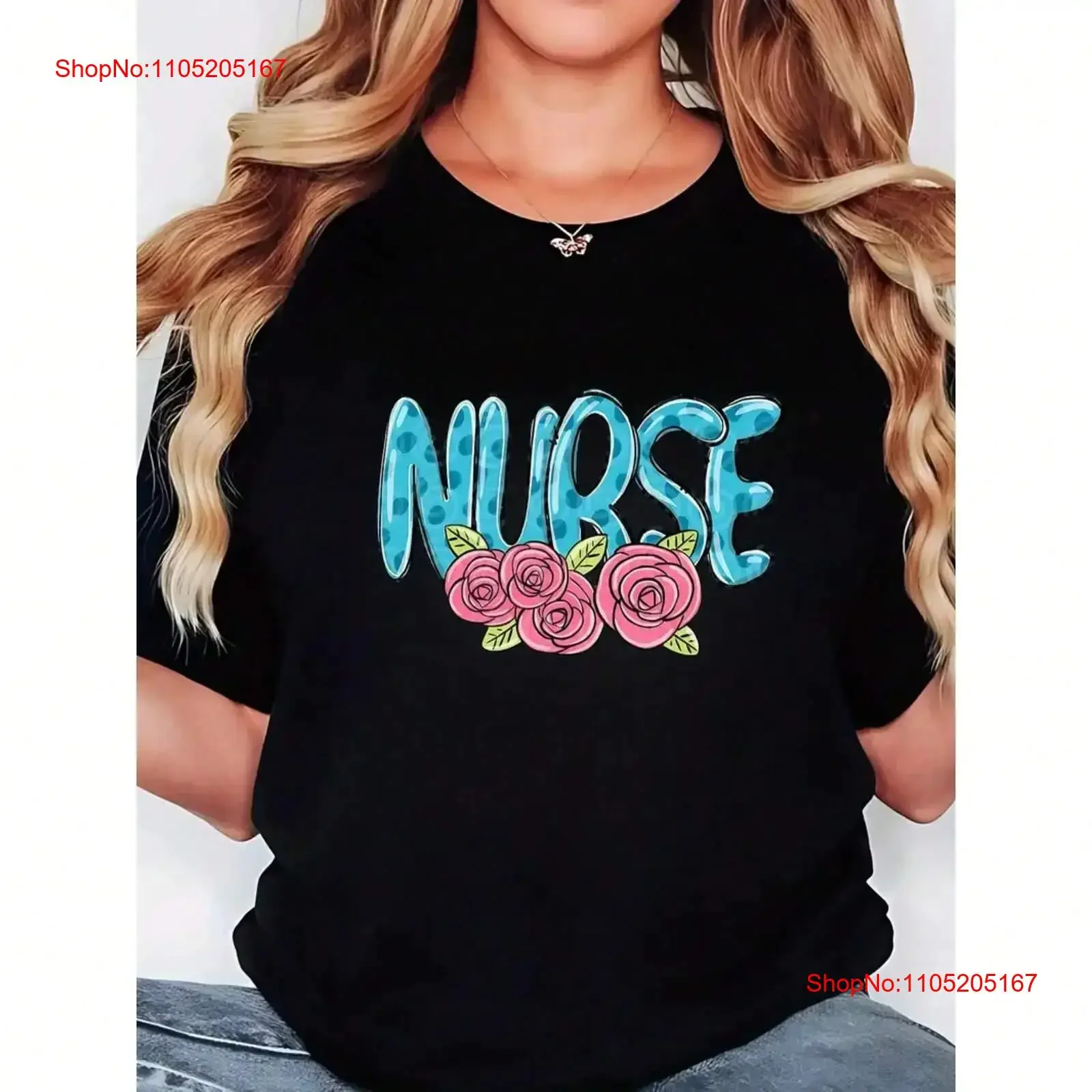 

Женская большая повседневная футболка на Международный день медсестер, мягкая и эластичная винтажная стираная удобная уличная одежда, универсальная
