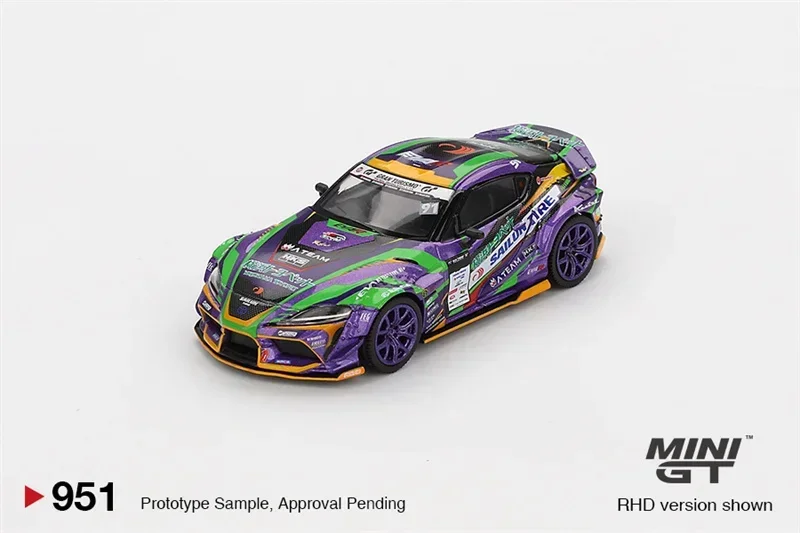 

[Предпродажа] MINI GT 1:64 GR Supra EVAR KUHL 2021 D1GP RACING 951, блистерная посылка, литая под давлением модель автомобиля
