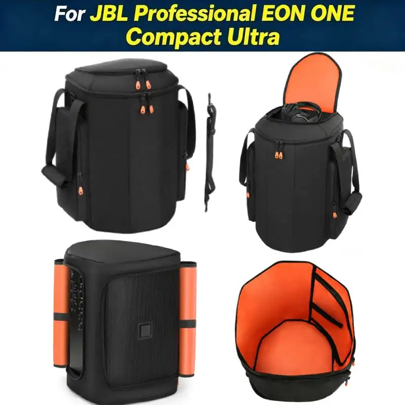 Protective Cover for JBL Professional EON ONE Compact Ultra Speaker w/ Mic Storage Pocket, Dust-proof Shell, Fit Speaker Jacket
