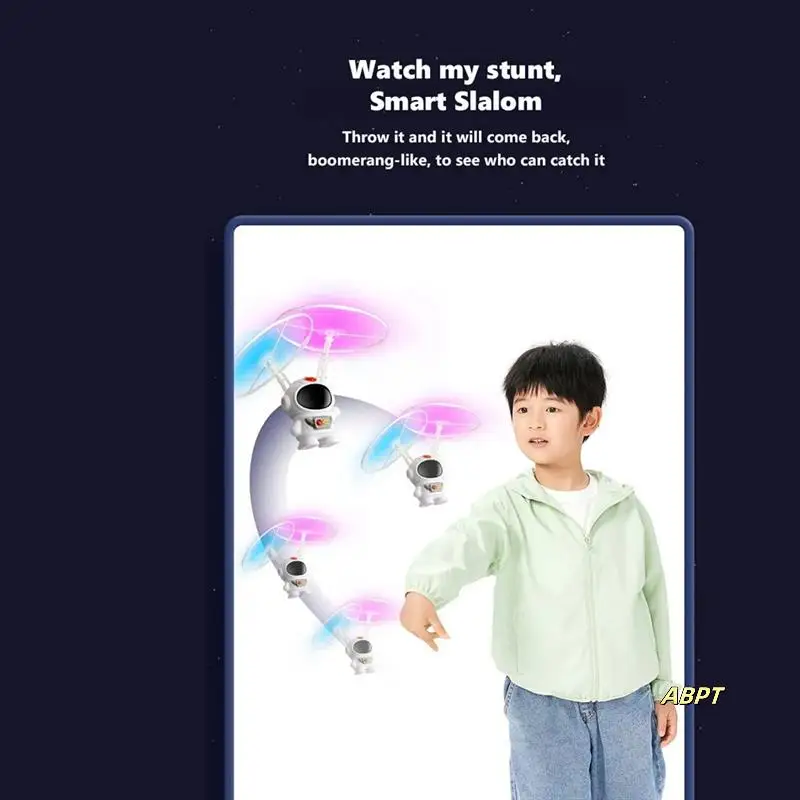 

UFO Spaceman Gesture Sensing Flying Robot Astronaut Spacecraft Helicopter Remote Controlled Airplane Led Kids