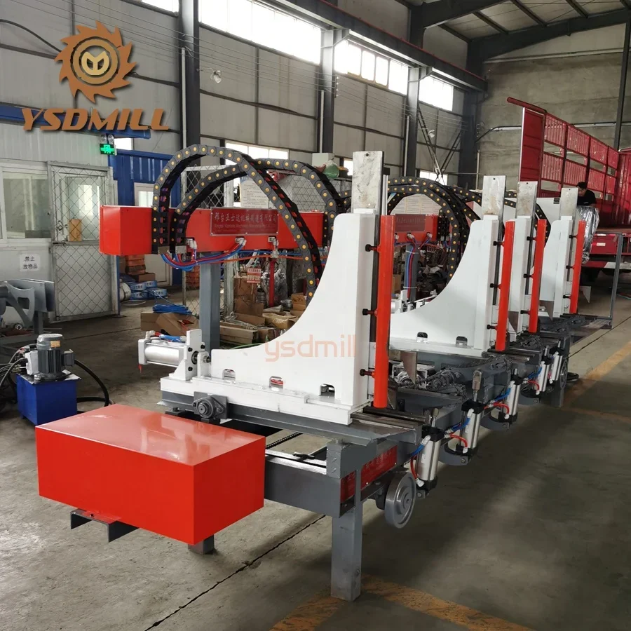 Automatic Laser Vertical Band Sawmill Wood Cutting Machine with Cnc Log Carriage