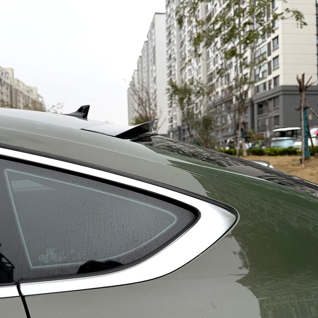 Glossy Black Car Rear Roof Spoiler Wing Lip For AUDI A5 S5 RS5 F5 Sportback 4-Door 2018-2024 Rear Window Tail Wing view 4