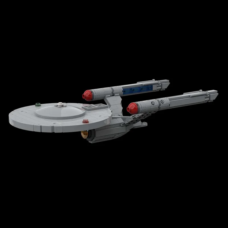 322PCS MOC Space Exploration Star Treken Constitution Class Snw Enterprise Model DIY Assembly Building Blocks Gift Display Set