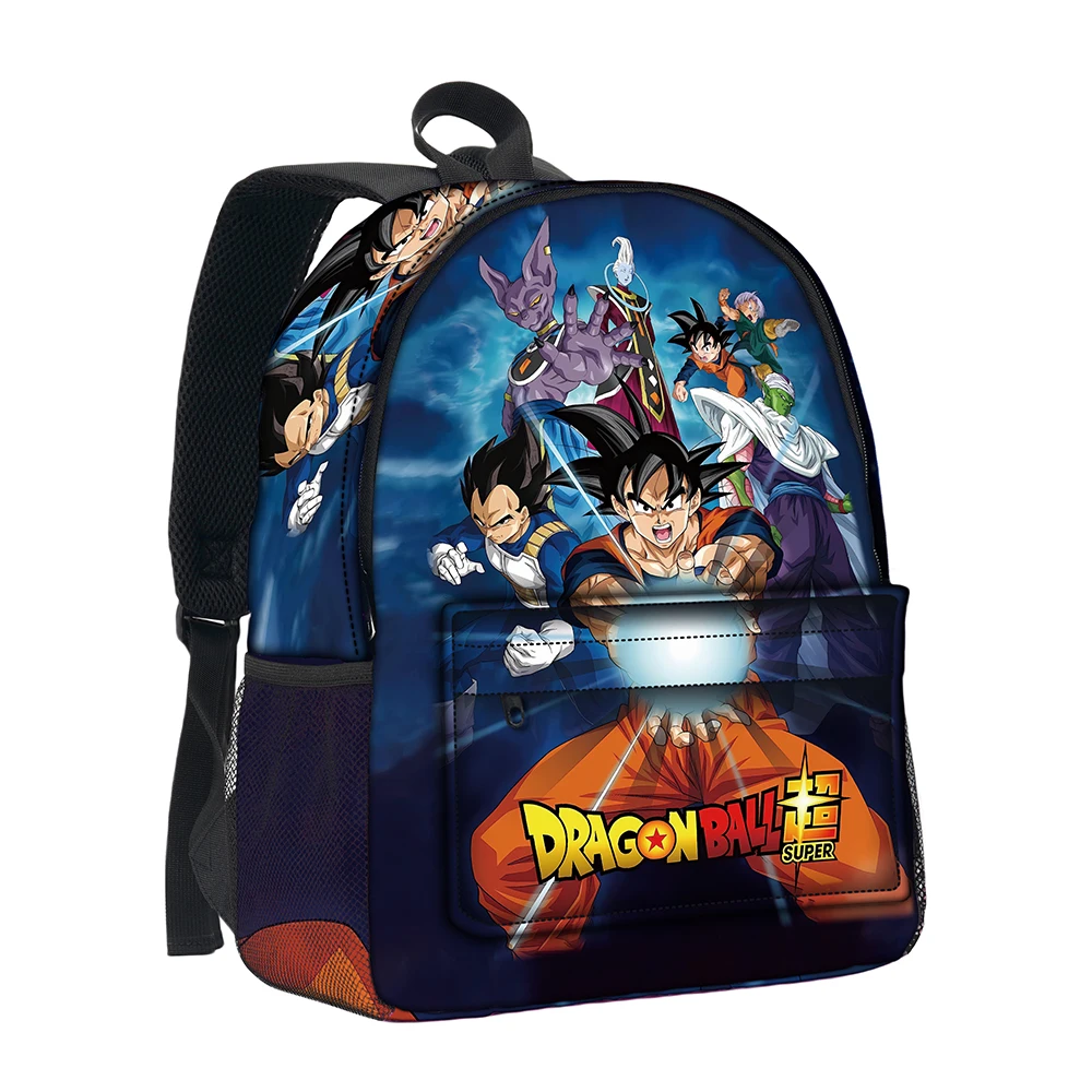 Mochila Dragon Ball Goku, mochila escolar con bolsa para lápices, Mochila de moda para niños y niñas, Mochila de Anime, Mochila escolar