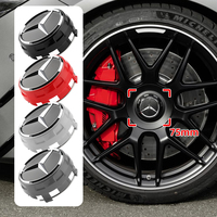 4pcs/lot 75mm A0004000900 Car wheel Hub Cap Emblem badge logo for Mercedes Benz AMG C43 C63 E43 E53 E63 W205 W213 Accessories