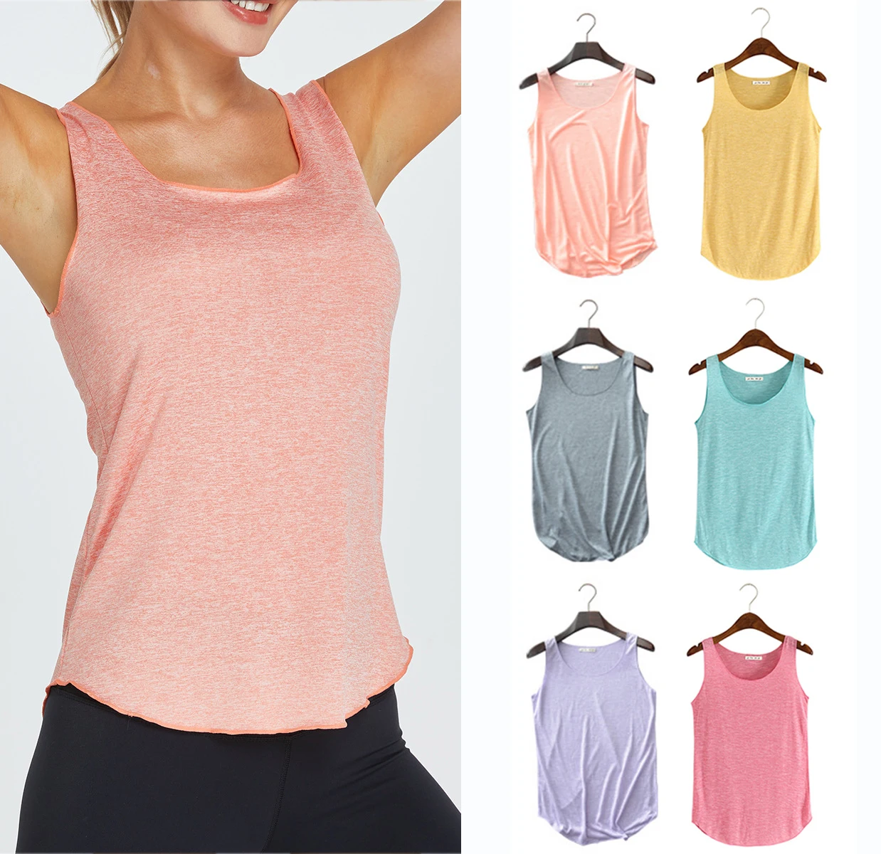 Summer Plus Size Loose Top Women tanks & camis U Neck Sleeveless T Shirt Cotton Vest Tank Top Tees Fitness Fashion Woman Clothes