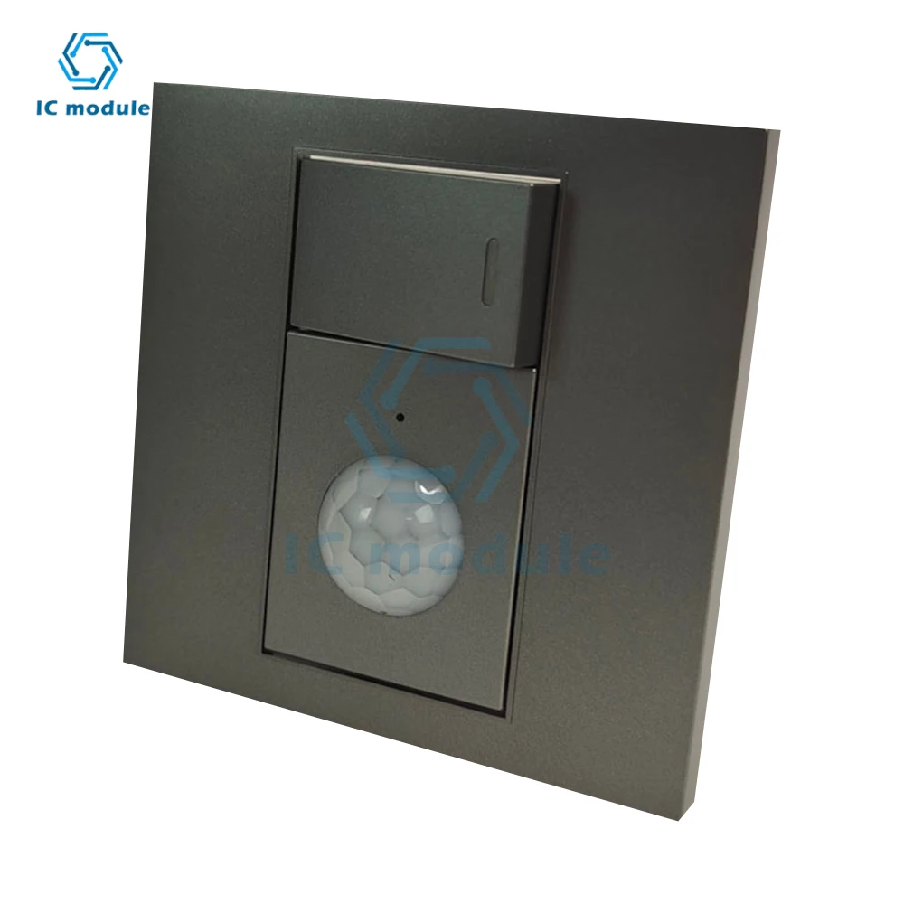 Motion Sensor Light Switch PIR In Wall Sensor Switch Occupancy Sensor Light Switch AC110-240V for Household