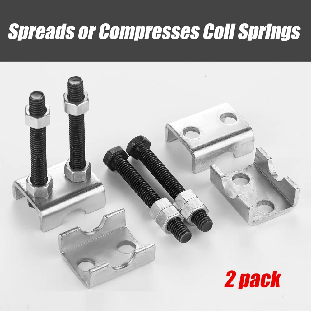 2 Pack Adjustable 2-Way Lift Or Lower Spring Spacers Coil Spring Compressor Coil Spring Struts Tool for Car Truck