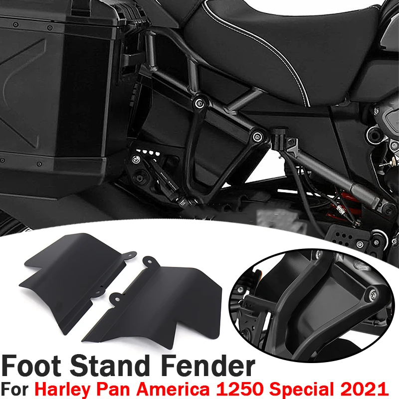 

For Harley RA1250 PA1250 Pan America 1250 Rear Wheel Fender Extension Pillion Footrest Holder Passenger Splash Guard