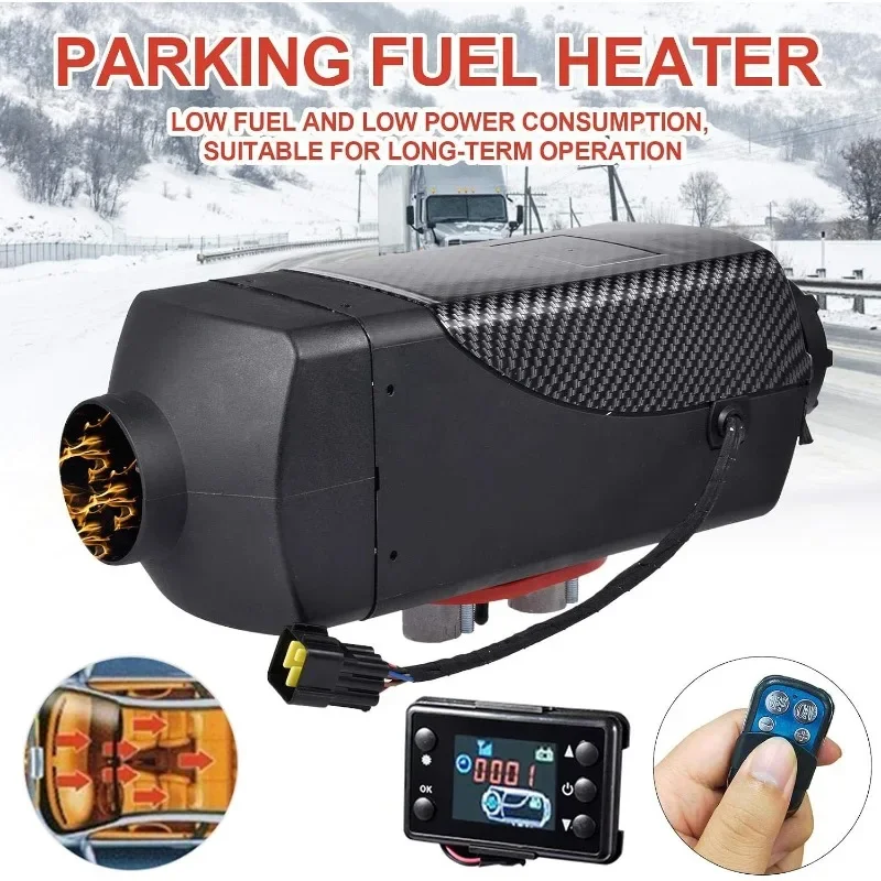 Diesel Parking Heater 5KW 12V/24V Car Diesel Air Heater Auto Fuel‑operated Heater Remote Control Air Parking Heater for Truck