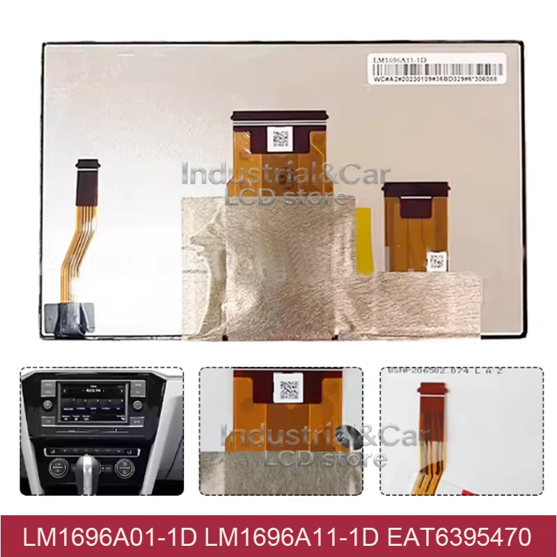 LCD Display Touch Screen For SkodaFabia 3VW Polo Crafer 2017 Audio LM1696A01-1D GPM1696A00 LM1696A01-1D LM1696A01-1B LM1696A01