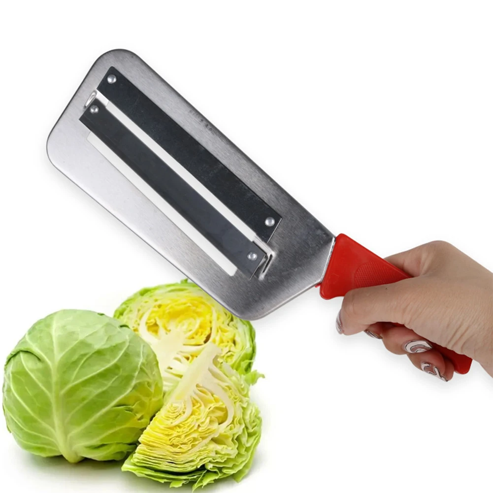 1 pz in acciaio inox cavolo affettatrice a mano trituratore verdura gadget da cucina taglierina manuale per fare i monili fatti in casa