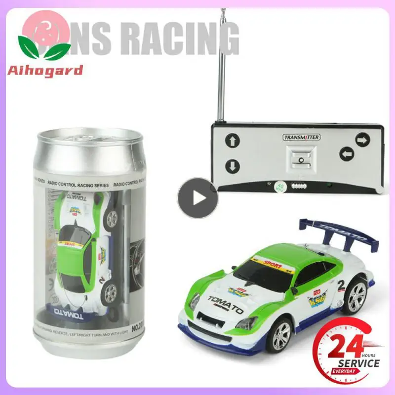 Mini Can Car Remote Radio Control Mini Racing RC Car 27MHz/40MHz