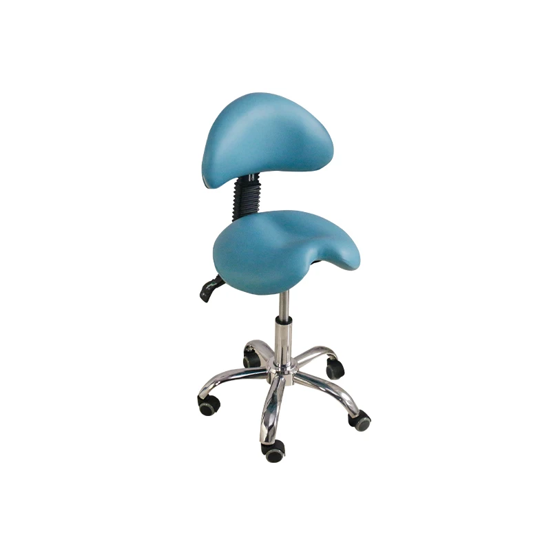 Qunpeng Elevating Saddle Chair Cosmetic Dental Oral Chair Multifunctional Embroidered Eyelash Beauty Chair Salon Stool Furniture