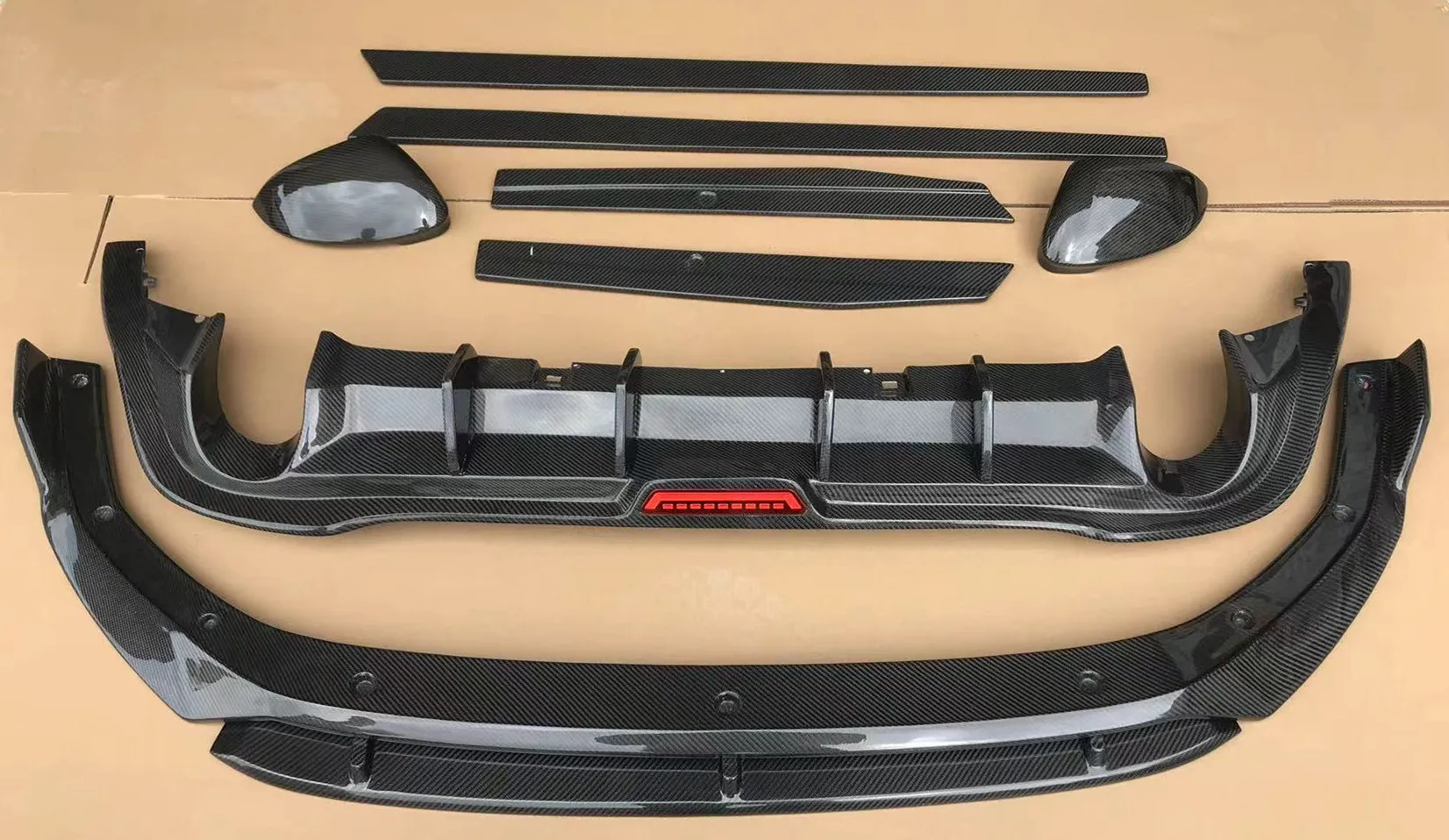 

High Quality Car Body Kit Suitable For Volkswagen Golf 8 GTI Front Lip Diffuser Side Skirts Golf VIII MK8 Car Bumpers