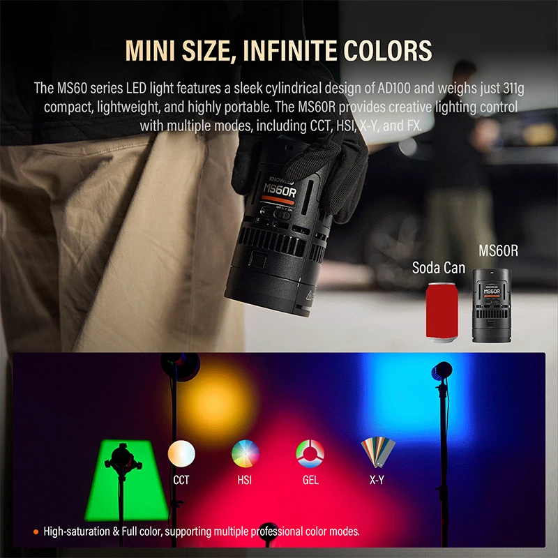 Godox RS60Bi RS60R 60W LED Mon - Photography Lighting Outdoor 评论和价格