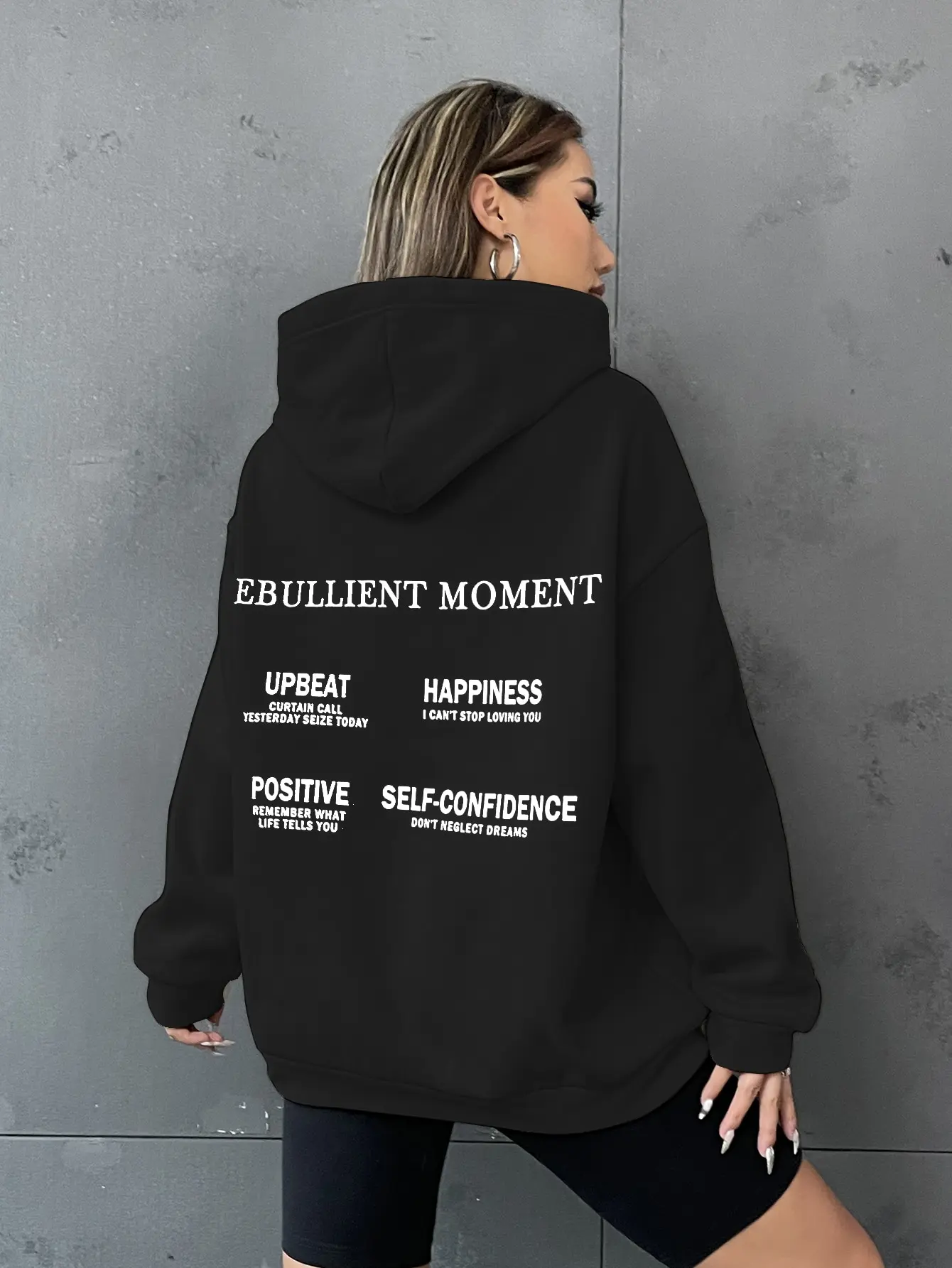 Ebullient Moment Cotton Print Mens Hoodie Original Sportswears Aesthetic Comfortable Pullover Hooded Harajuku Women Outerwear