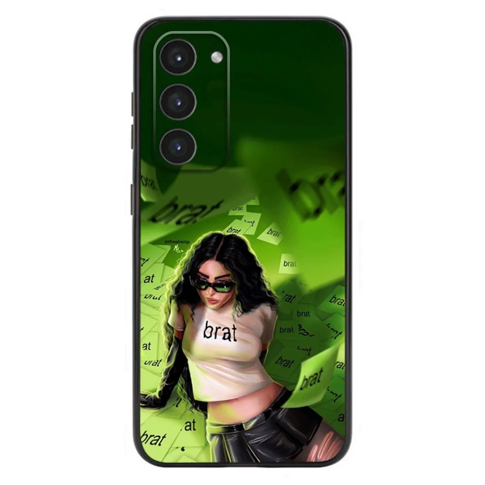 Singer C-Charli XCX Phone Case  For Samsung Galaxy A20,A21s,A22,A31,A32,A52,A53,A72,73,A80,A91 Soft Black Cover