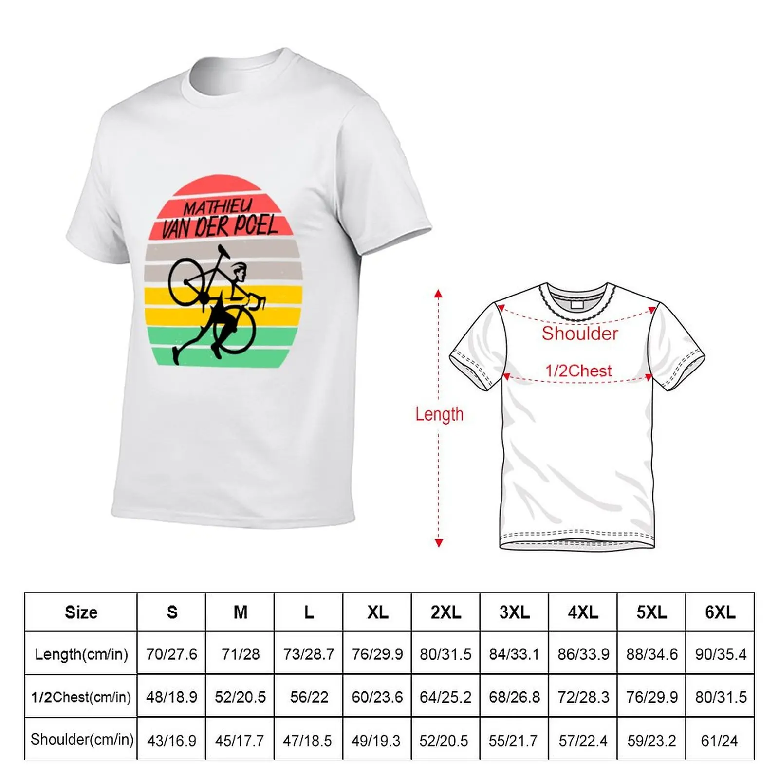 Mathieu Van der Poel Vintage T-Shirt black cotton t-shirt plain for man package man graphic t shirt T-Shirt