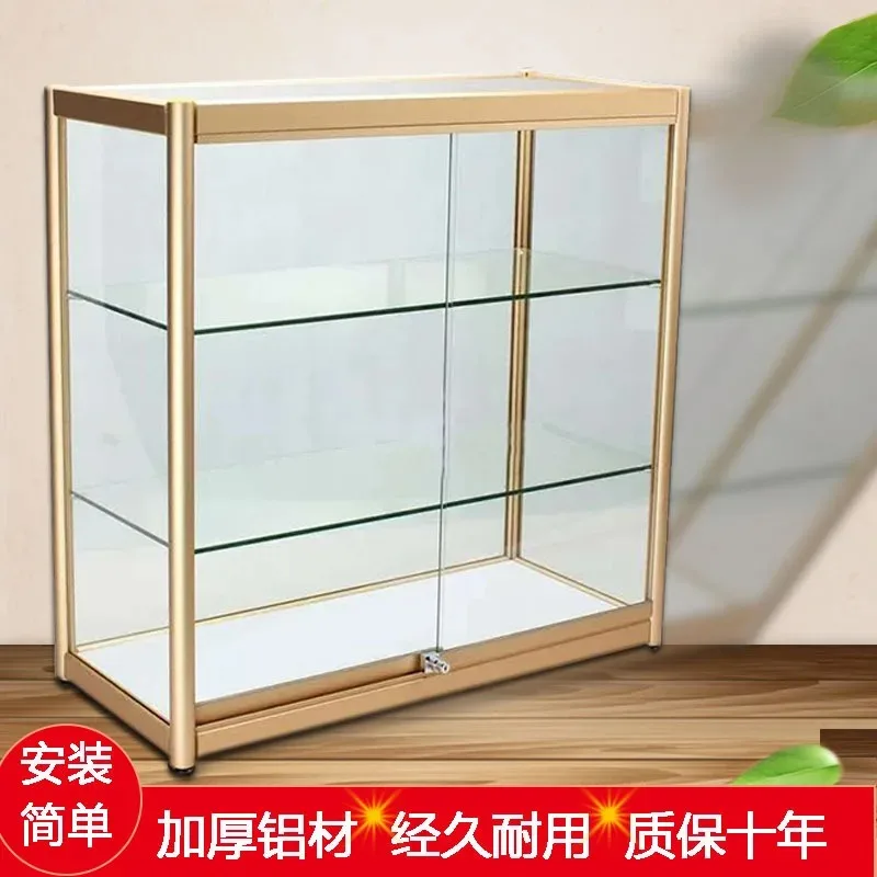 Glass Display Cabinet LEGO Figure Model Commercial Sample Cabinet Trophy Display Craft Rack