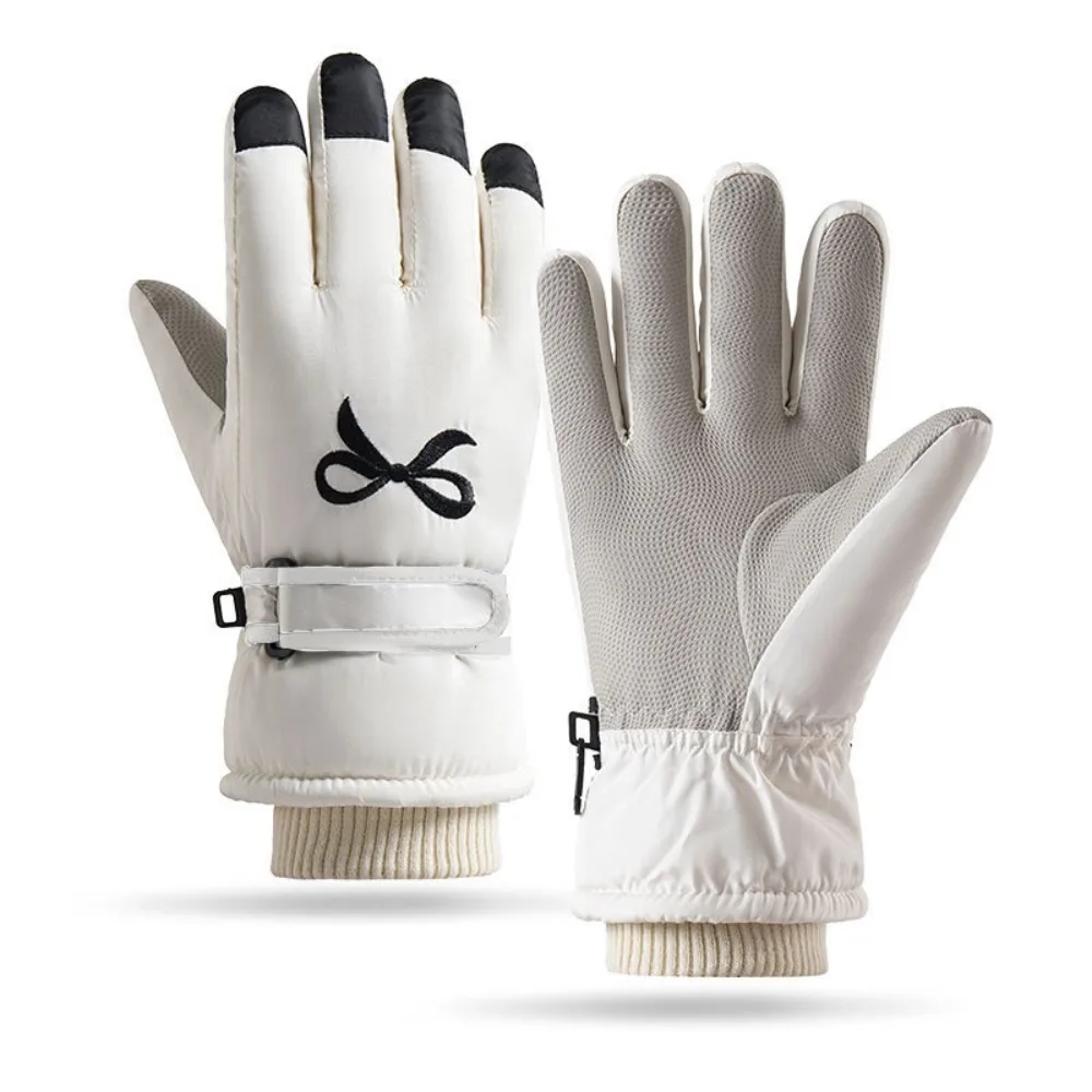 

New Velvet Ski Gloves Winter Warm Touch-Screen Cycling Skiing Gloves Non-slip Windproof Winter Warm Gloves Cycling