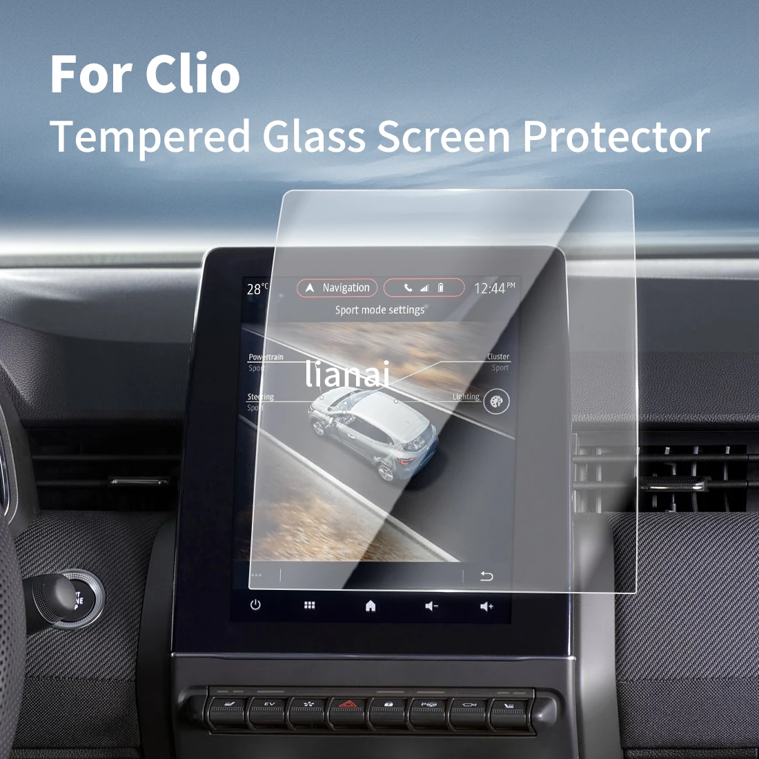 

Carplay Screen Protector Tempered Glass Protective Film Navigator Car Stickers Accessories For 25 Renault Clio