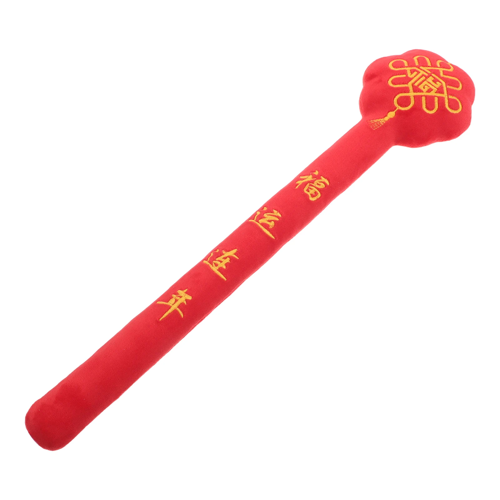 

Red Meridian Massage Hammer Extended Body Slap Device Back Leg Waist Tool Portable Manual Massager Stick Muscle Relaxation