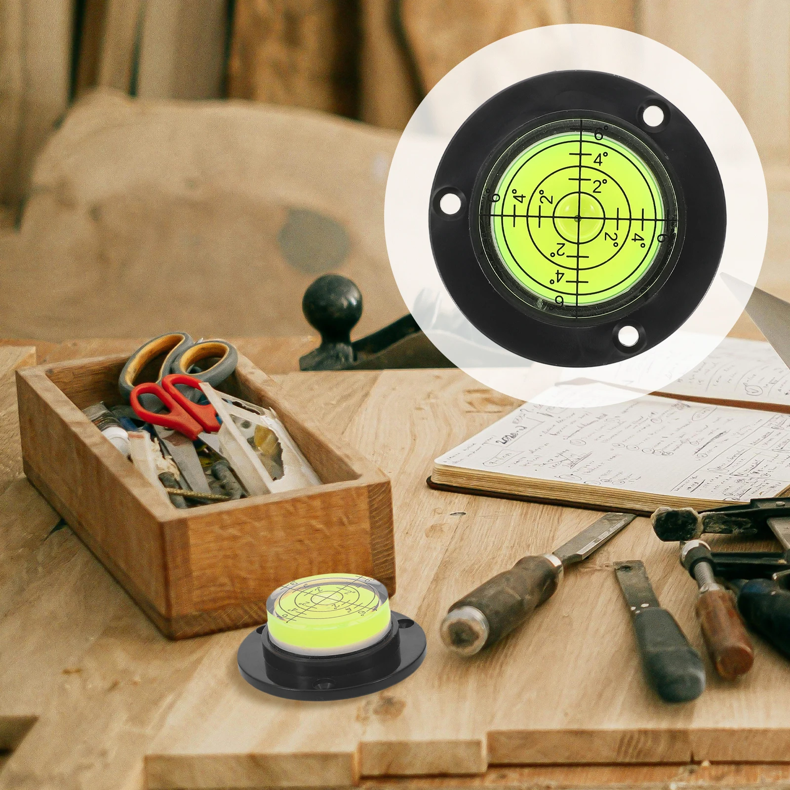 Compact Precision Bubble Mini Leveler For Rv Tripod Diy Horizontal Measuring Sturdy Portable Spirit Level Outdoor Use Camper