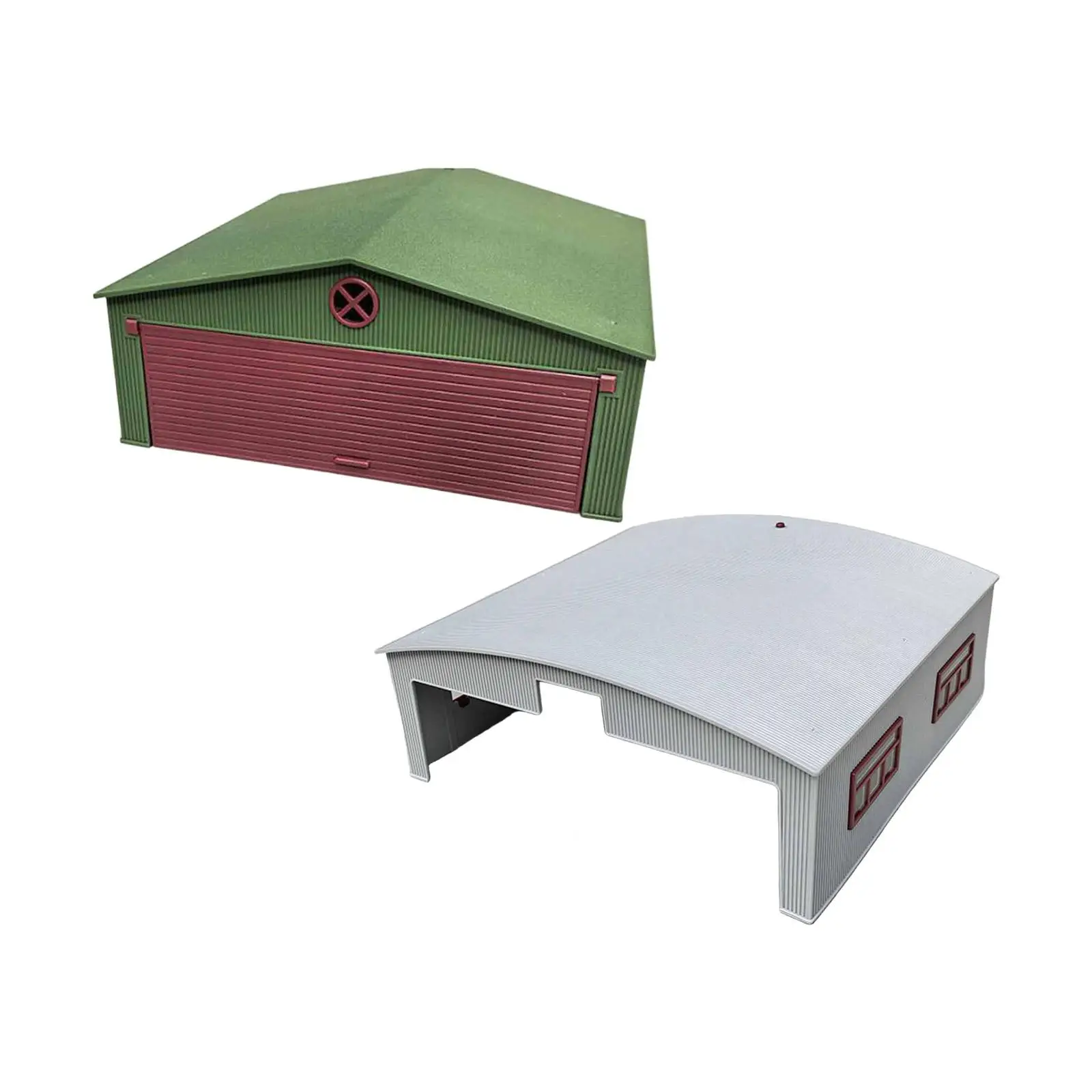 

Комплект ангаров для авиамоделей: прочный, многофункциональный, с окнами, высокопроизводительная замена с подсветкой и дверными аксессуарами для масштаба 1:72