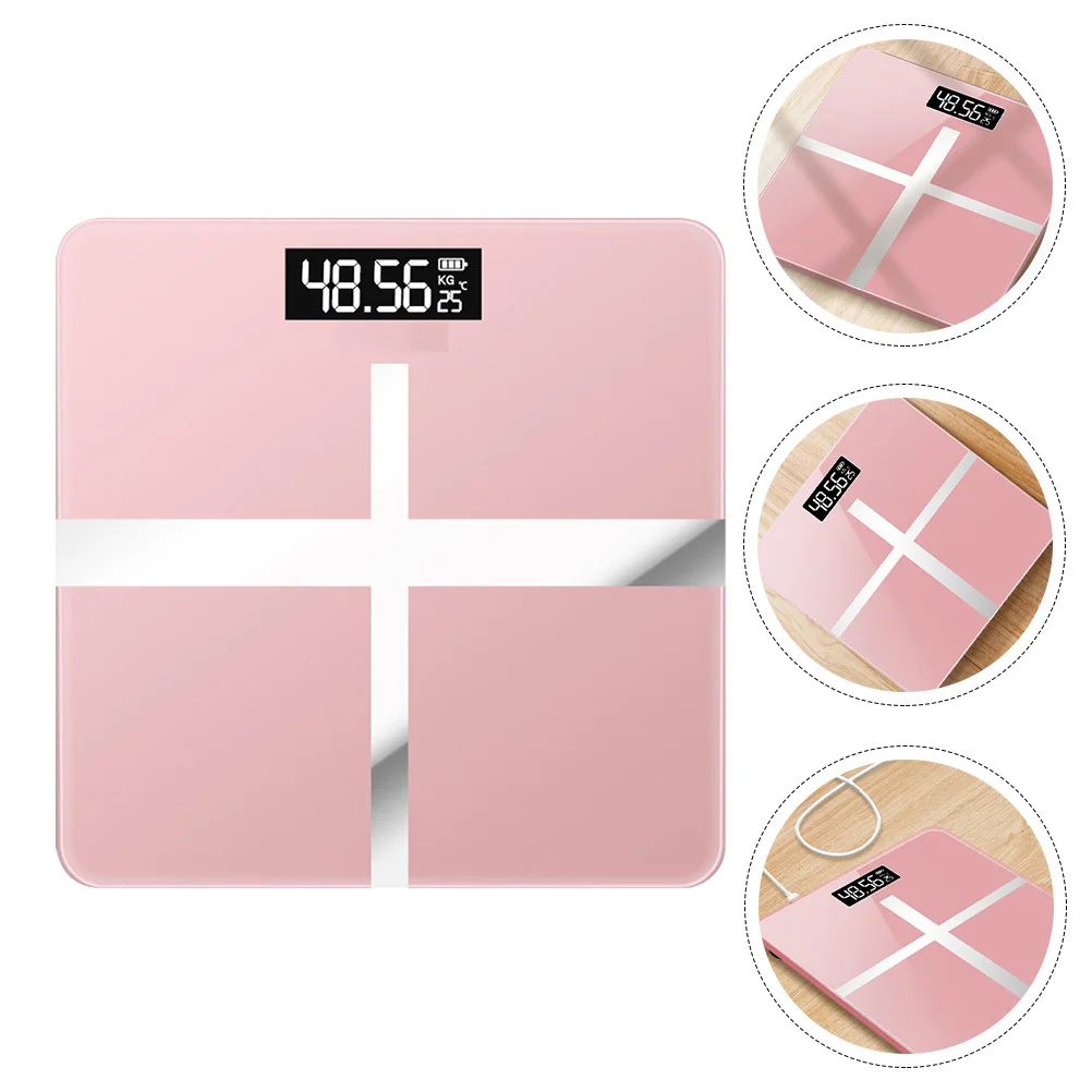 

1pc Electronic Body Home Weight Usb Smart Weighing Charging Smart Weighing Scale Precise Body Scale For Home Fitness