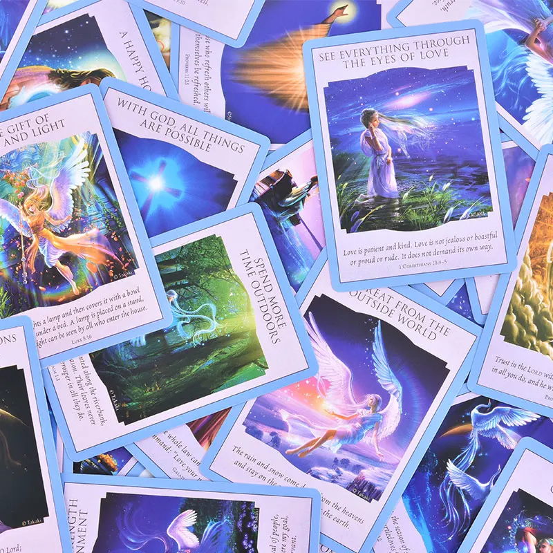 44 PCS Love Light Divine Guidance Oracle English Tarot Cards