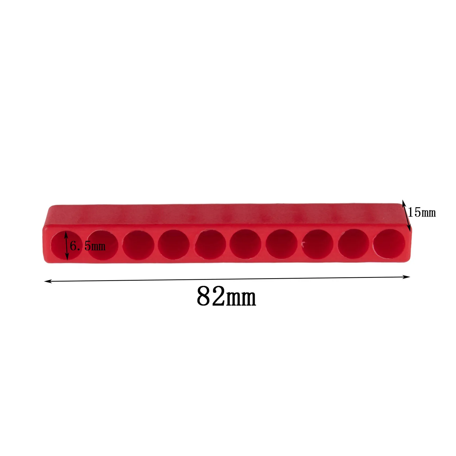 ドライバービットホルダー収納オーガナイザー、六角シャンク、ドライバーヘッド、ドリルビットスタンド、ケース電動工具、1/4 "、10穴、4個