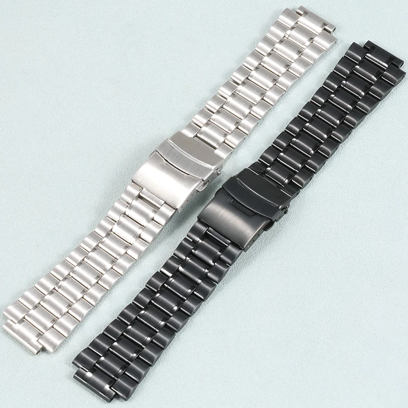 Convex-shaped stainless steel watch strap For original TIMEX T2N721 TW2V49000 TW2Y12900 EXPEDITION Tide-Temp-Compass TW2Y1440