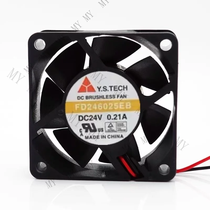 

TT for Y.S.TECH FD246025EB 6025 DC24V 0.21A 6CM 2-wire Inverter Cooling Fan