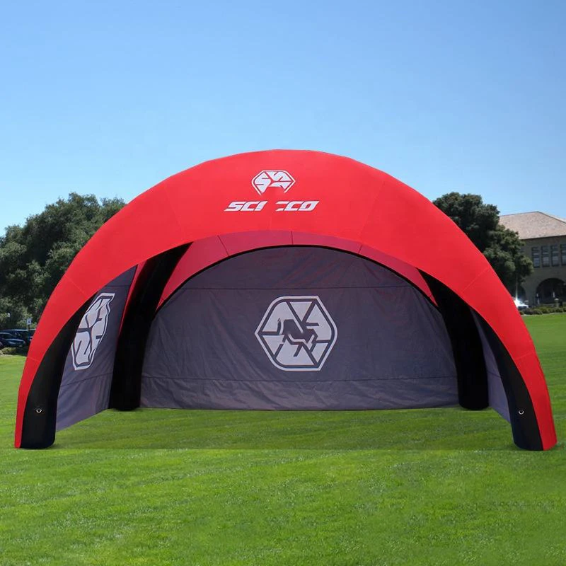 Outdoor Waterproof Durable Camping Party Garage Sports Custom Inflatable Tent With Blower