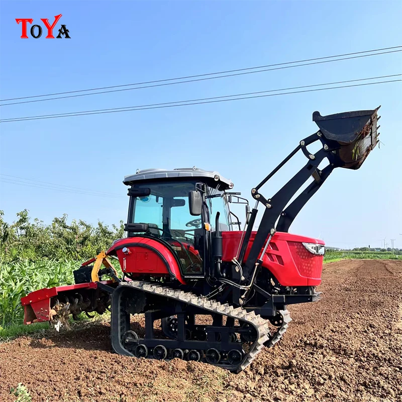 Cultivator Agricultural Farm Tools And Equipment Crawler Rotary Tiller Price With Various Implement customized