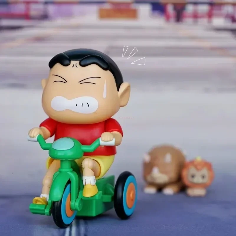 Crayon Shin Chan Blind Box Dynamic Shin Life Mystery Box Collectible Wind-Up Model Toys Desktop Decoration Dolls Christmas Gifts