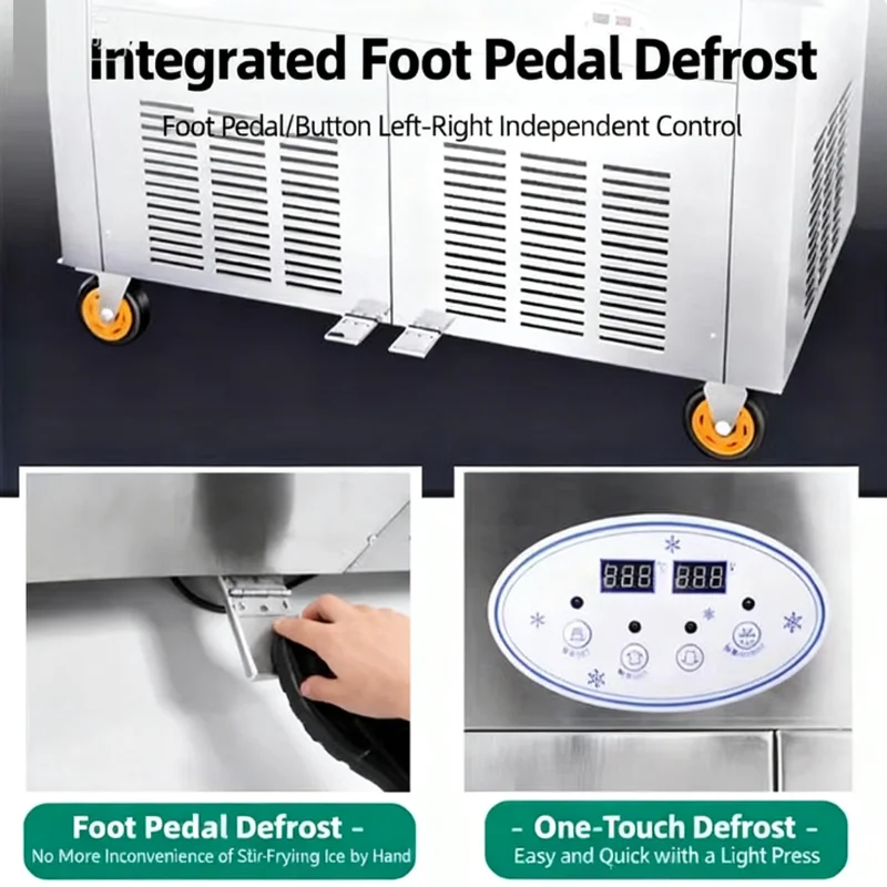 Professional 1600W Double Pot Double Pressure Yogurt Machine Ideal for Creating Different Yogurt Textures with Precision