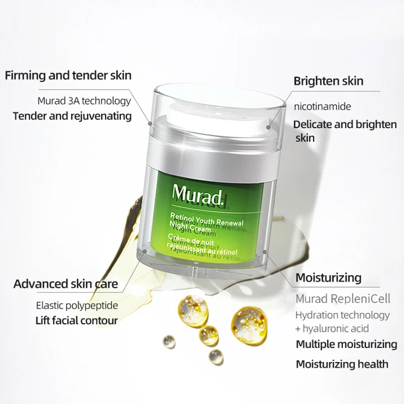 Murad Resurgence Retinol Youth Renewal Night Cream 50ml moisturizing, firming, anti-wrinkle, early aging and nourishing