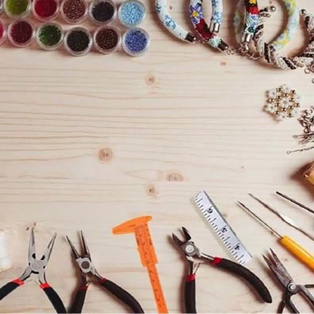 

Профессиональный литье ручной работы, черная сумка «сделай сам», набор инструментов для ремонта ювелирных изделий, плоскогубцы, принадлежности, фурнитура для ювелирных изделий, набор для изготовления ювелирных изделий