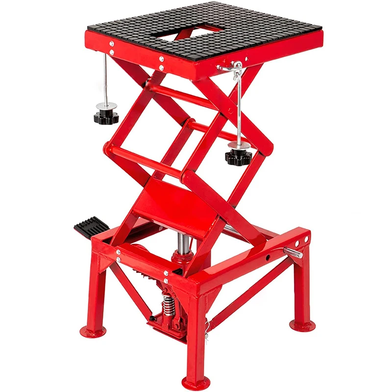 Motorcycle Lift Table JC1030 Auto Repair Hoist Folding frame 870mm Lift height Repair tool for Repair shop