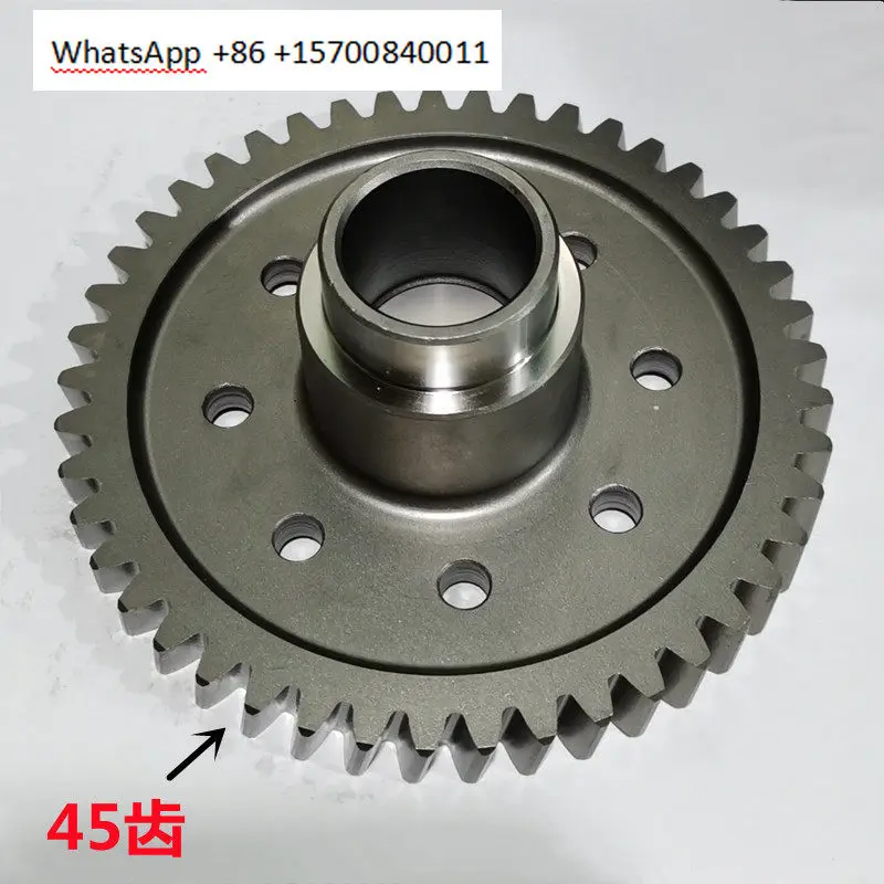 Motorcycle tricycle rear axle dynamic tyrant bag afterburner 45-tooth third and fifth generation sub-variable speed gear